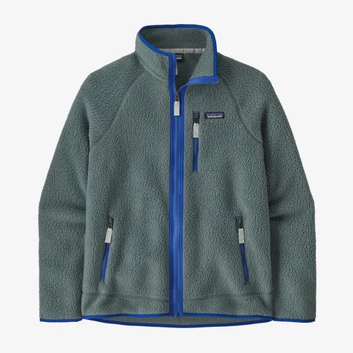 Plus Size Men's Henley - Style Pullover in Burgundy with Buttons for a Stylish and Comfortable Look Patagonia Men's Retro Pile Fleece Jacket - Nouveau Green