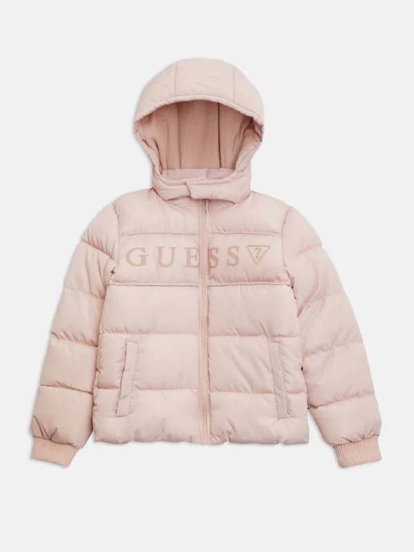Men down jackets with multiple zippered pockets for secure storage Penelope Puffer Jacket (7-14)