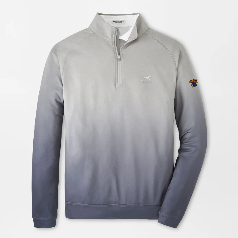 Men's Graphic Print Pullover in White with a Retro Design for a Trendy Streetwear Look Peter Millar Keeneland Men's UK Ombre Perth 1/4 Zip