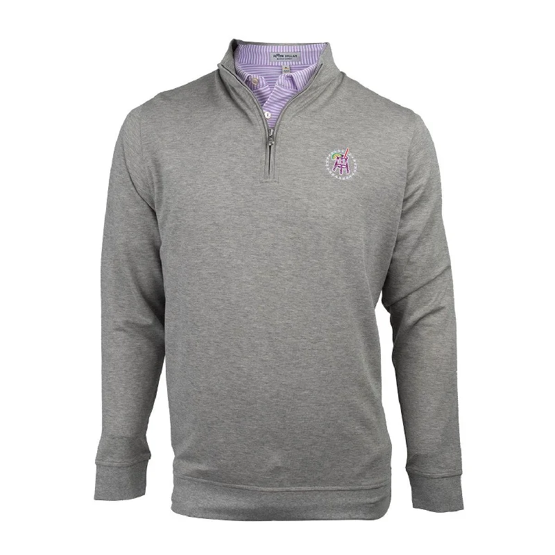 Regular Fit Men's Denim - Look Pullover in Blue for a Casual and Edgy Outfit Peter Millar x Transfusion Crown Comfort Interlock Quarter-Zip