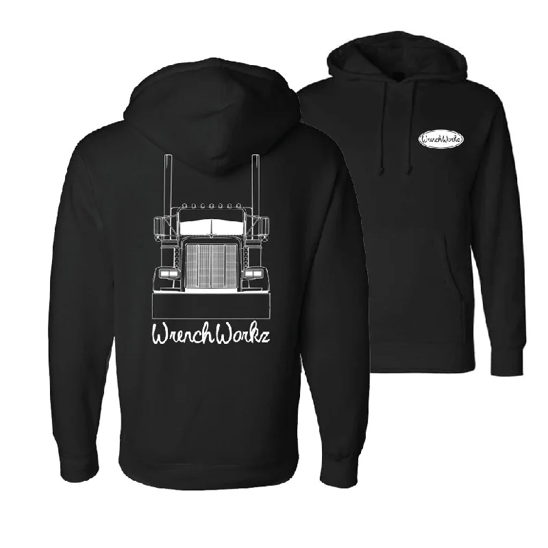 Graphic print men sweatshirt with cool designs Peterbilt Sweatshirts