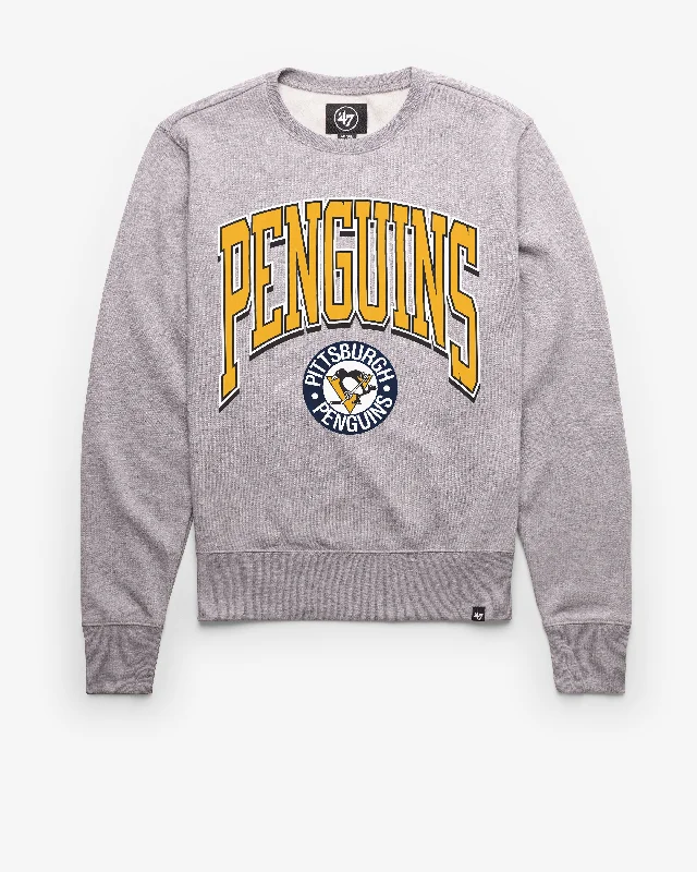 Christmas - themed men sweatshirt for the holiday season PITTSBURGH PENGUINS VINTAGE WALK TALL '47 HEADLINE CREW