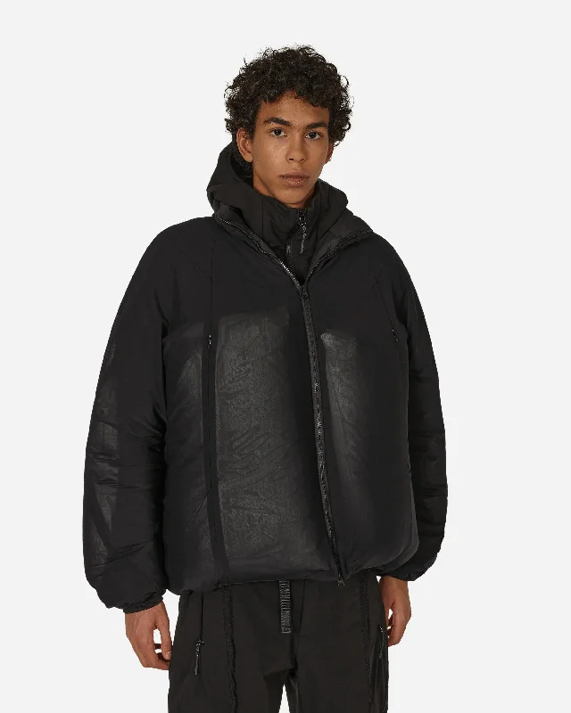 Ultra - warm men down jackets with 90% goose down fill for extreme cold 5.1 Down Jacket (Left) Black