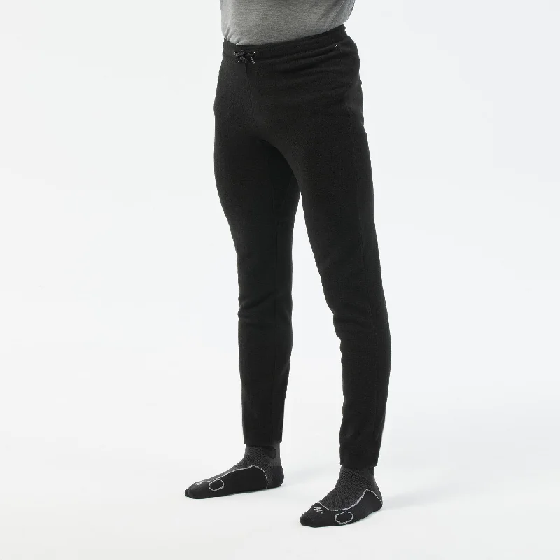 Men fleece - backed compression shirts for workouts Quechua Men's MH100 Fleece Hiking Tights