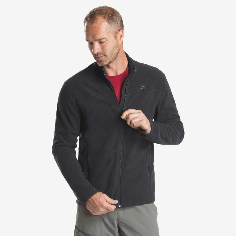 Men fleece beanies with a pom - pom for a trendy look Quechua Men's MH120 Hiking Fleece