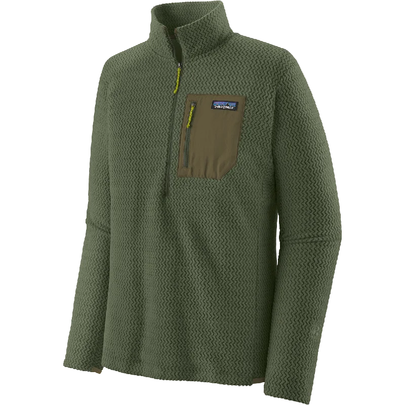 Men fleece - lined work gloves for outdoor labor Men's R1 Air Zip Neck