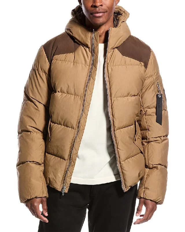Ultra - warm men down jackets with 90% goose down fill for extreme cold rag & bone Byron Down Jacket
