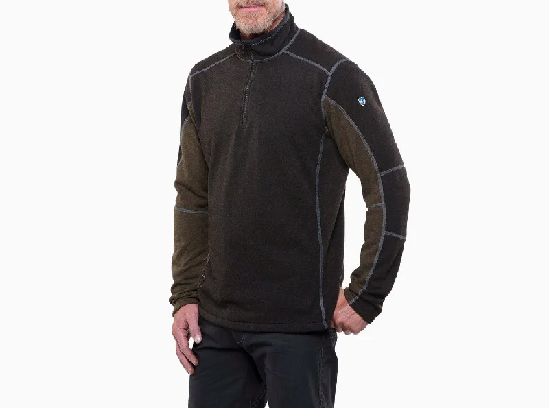 Men fleece - filled down vests for lightweight warmth Revel 1/4 Zip