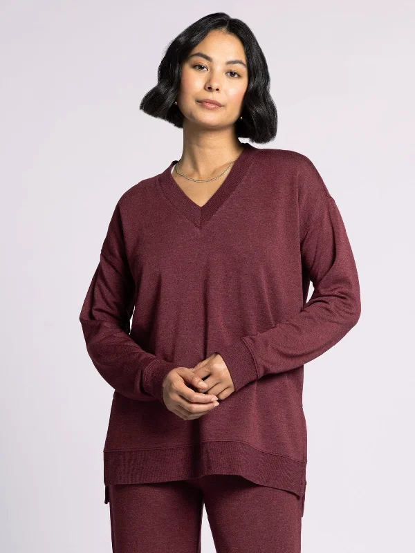 Men's Fleece - Lined Pullover in Brown for Outdoor Activities in Winter SCARLETT TOP - PREPACK OF 6 UNITS
