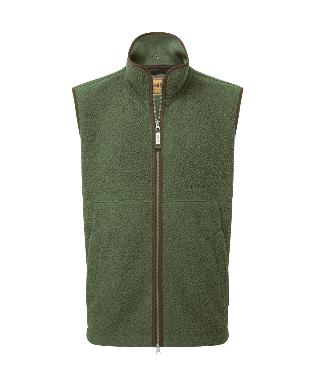 Men fleece - filled down vests for lightweight warmth Schoffel - Men's Retro Oakham Gilet