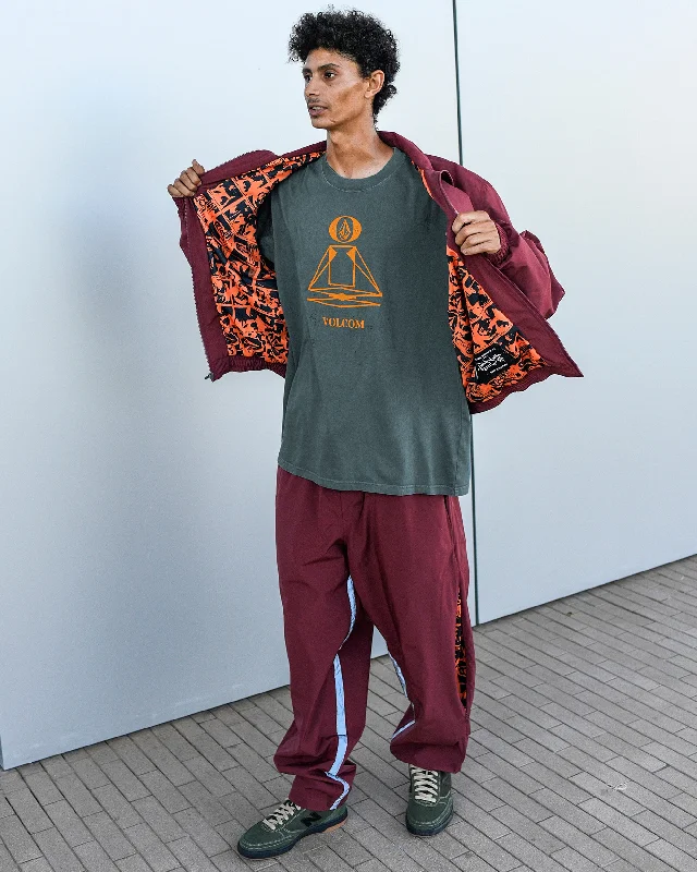 Lightweight men hoodie with mesh panels for breathability Skate Vitals Remy Stratton Short Sleeve Tee - Dark Slate