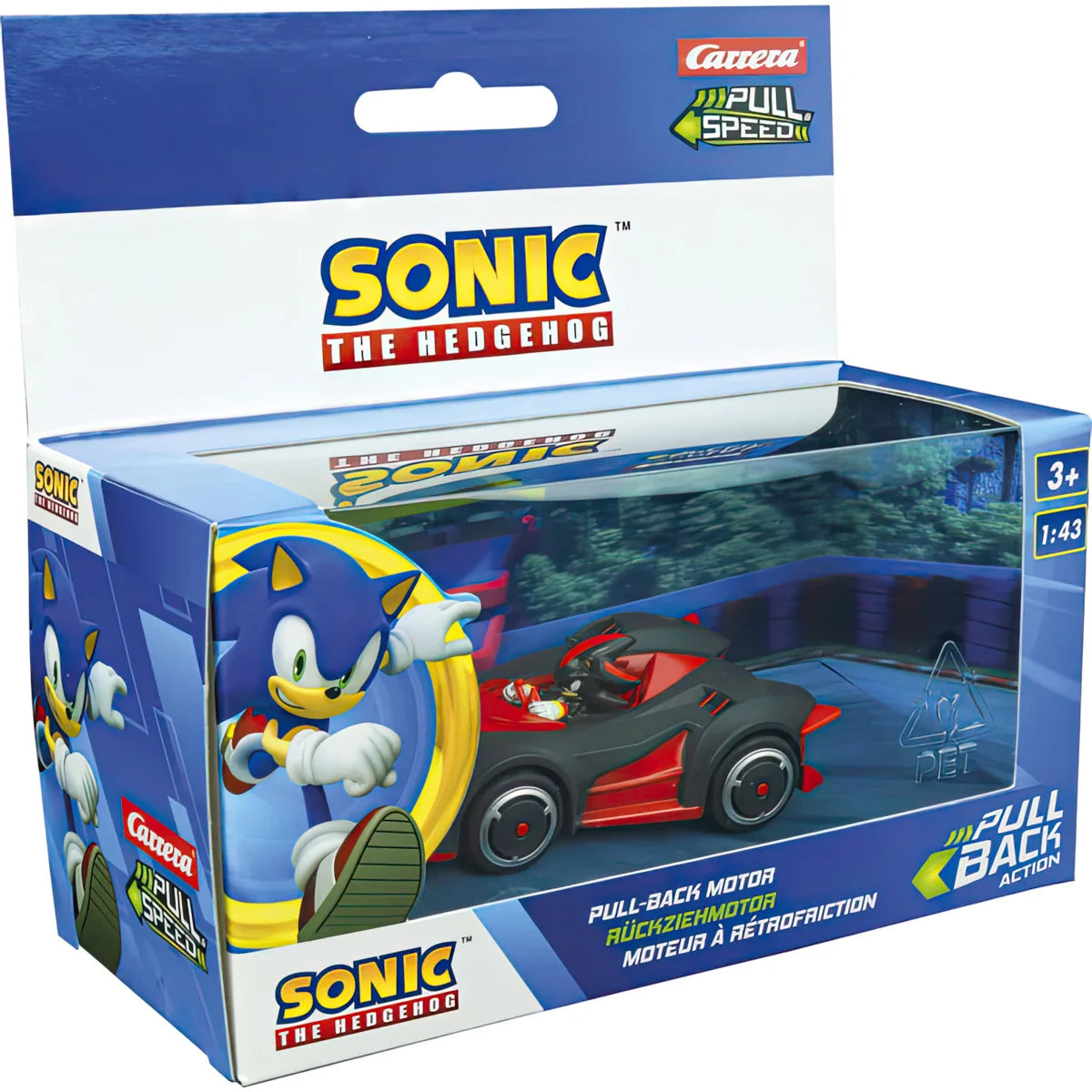 SONIC the Hedgehog Pull Speed Car - Assortment