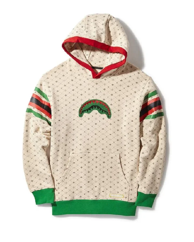Luxury men hoodie made from cashmere - blend material Sprayground Hoodie 5TH AVENUE - HOODIE PULLOVER SAND  Beige