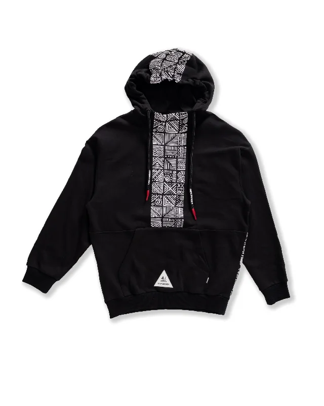 Graphic - printed men hoodie with anime motifs for otaku fans Sprayground Hoodie A.I. COUTURE HOODIE Black