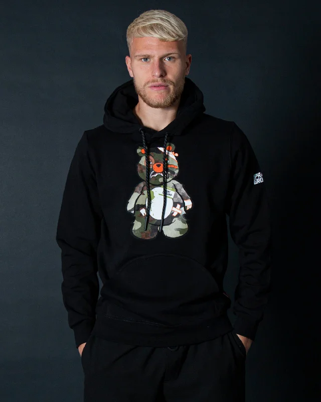 Tech - friendly men hoodie with a built - in headphone jack Sprayground Hoodie BEAR HOODIE Green