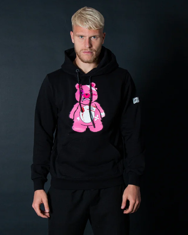 Halloween - themed men hoodie with spooky prints Sprayground Hoodie BEAR HOODIE Pink