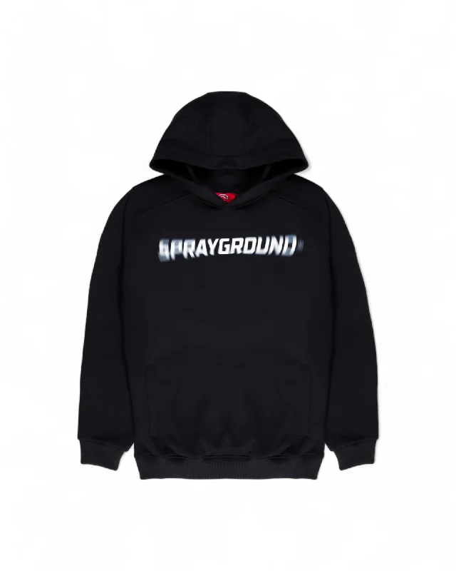 Men hoodie for gym workouts with moisture - wicking technology Sprayground Hoodie BOKEH EFFECT HOODIE BLACK