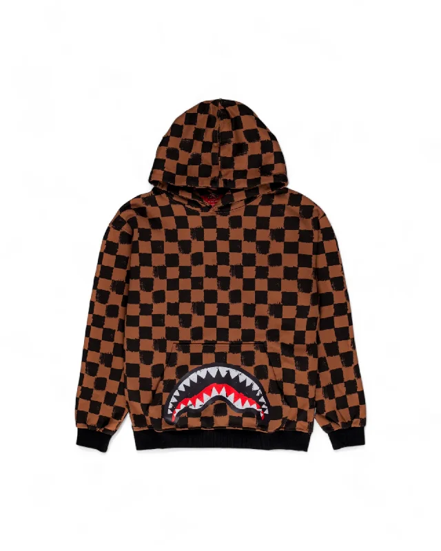 Organic cotton men hoodie for a sustainable and soft feel Sprayground Hoodie BROWN SIP VANQUISH HOODIE