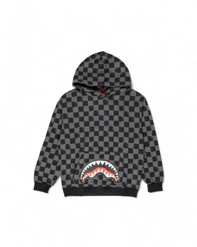 Plus - size men hoodie with a roomy fit for comfort Sprayground Hoodie GREY SIP VANQUISH HOODIE