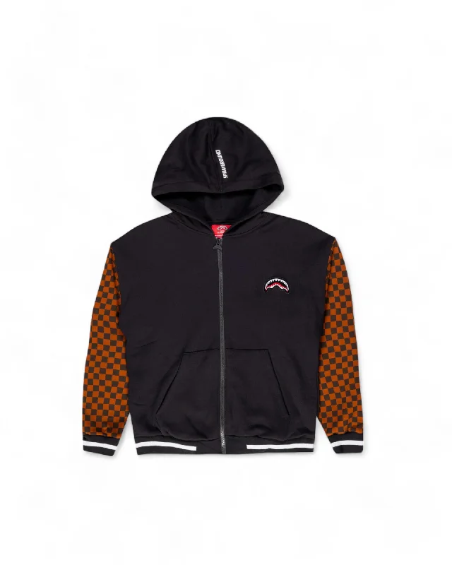 Lightweight men hoodie with mesh panels for breathability Sprayground Hoodie TUFTING SHARK FULLZIP SIP
