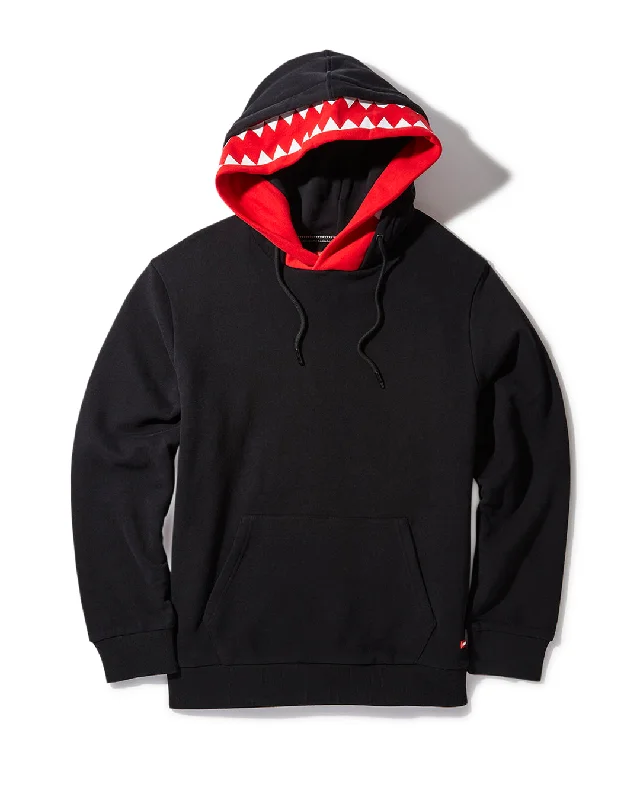 Men hoodie with a detachable hood for versatility Sprayground Hoodie VSM CORE HOODIE PULLOVER BLACK  Black