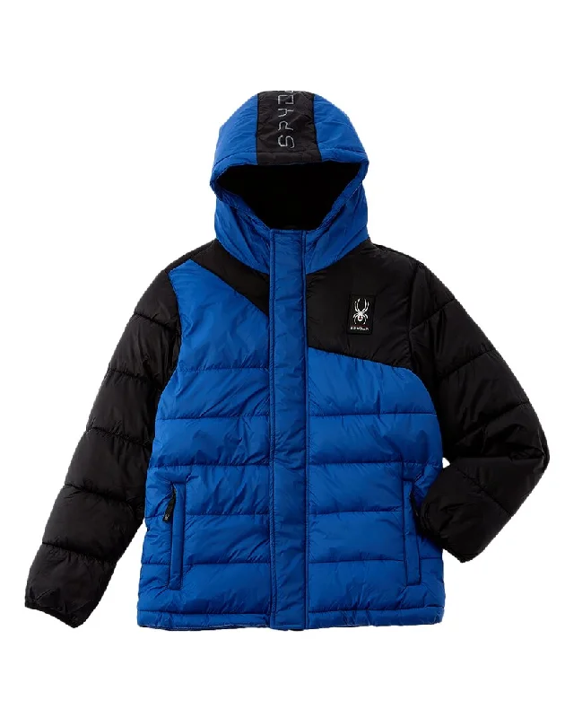 Long - length men down jackets to provide extra coverage and warmth Spyder Circuit Puffer Jacket
