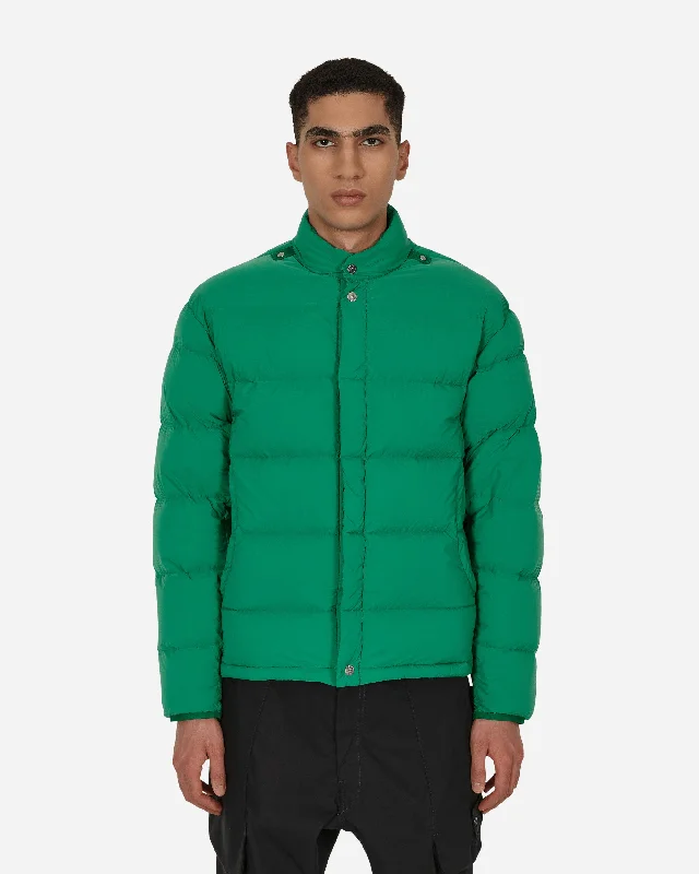 Men down jackets with a fur - trimmed hood for a touch of luxury Augment Puffer Jacket Green