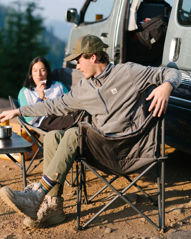 Men fleece lined joggers for cold - weather comfort Switchback Recycled Micro Polartec® Fleece - Grey Marl 2