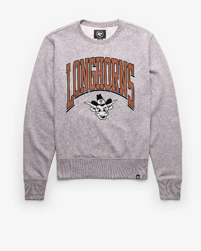 Hooded men sweatshirt with a drawstring closure TEXAS LONGHORNS VINTAGE WALK TALL '47 HEADLINE CREW