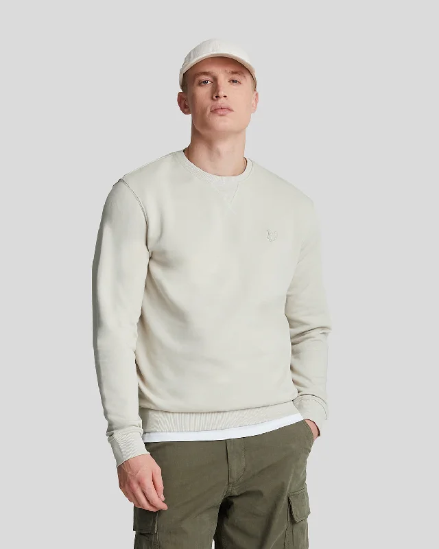 Oversized men sweatshirt for a relaxed fit Tonal Eagle Crew Neck Sweatshirt