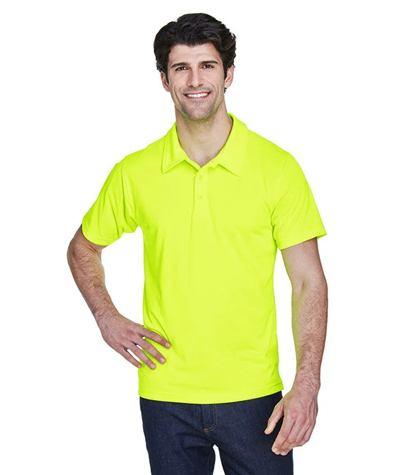 Men's ribbed cuffs and hem polo shirts for a textured look TT21 - Team 365 Mens Command Snag Protection Polo Shirt | Safety Yellow