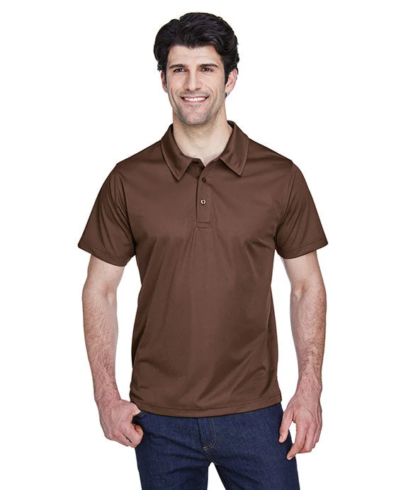Men's antimicrobial polo shirts for odor - free daily wear TT21 - Team 365 Mens Command Snag Protection Polo Shirt | Sport Dark Brown