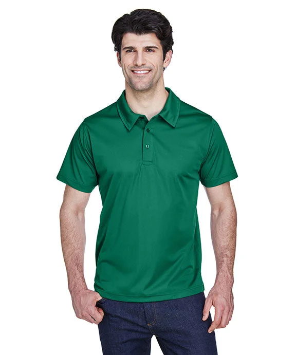 Men's two - tone stripe polo shirts with a preppy style TT21 - Team 365 Mens Command Snag Protection Polo Shirt | Sport Forest