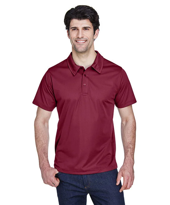 Men's long sleeve classic fit polo shirts with embroidered logos TT21 - Team 365 Mens Command Snag Protection Polo Shirt | Sport Maroon