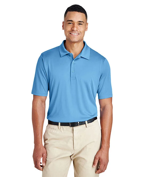 Men's plus size golf polo shirts in moisture wicking fabric TT51 - Team 365 Mens Zone Performance Polo Shirt | Sport Light Blue