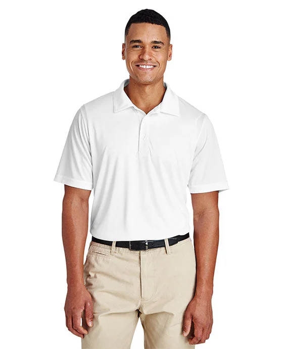 Men's budget - friendly basic polo shirts in multiple colors TT51 - Team 365 Mens Zone Performance Polo Shirt | White