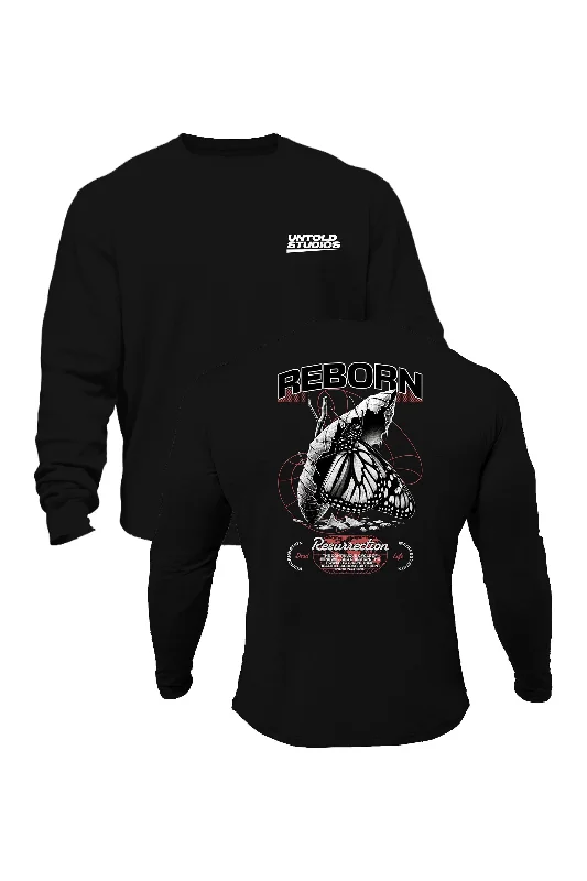 Lightweight men sweatshirt for spring and autumn Untold Studios Reborn Sweatshirt - Black