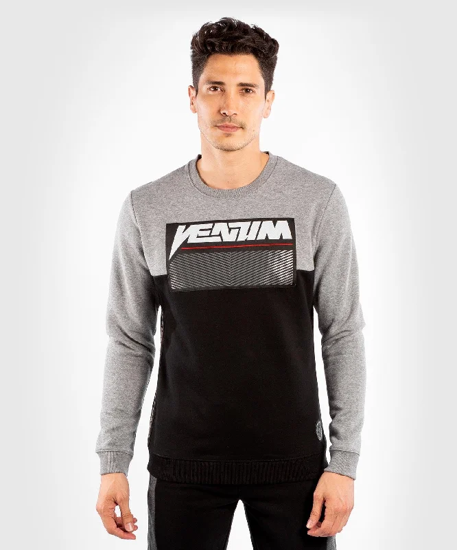 Retro - style men sweatshirt inspired by the 80s Venum Rafter Sweatshirt - Light Heather Grey
