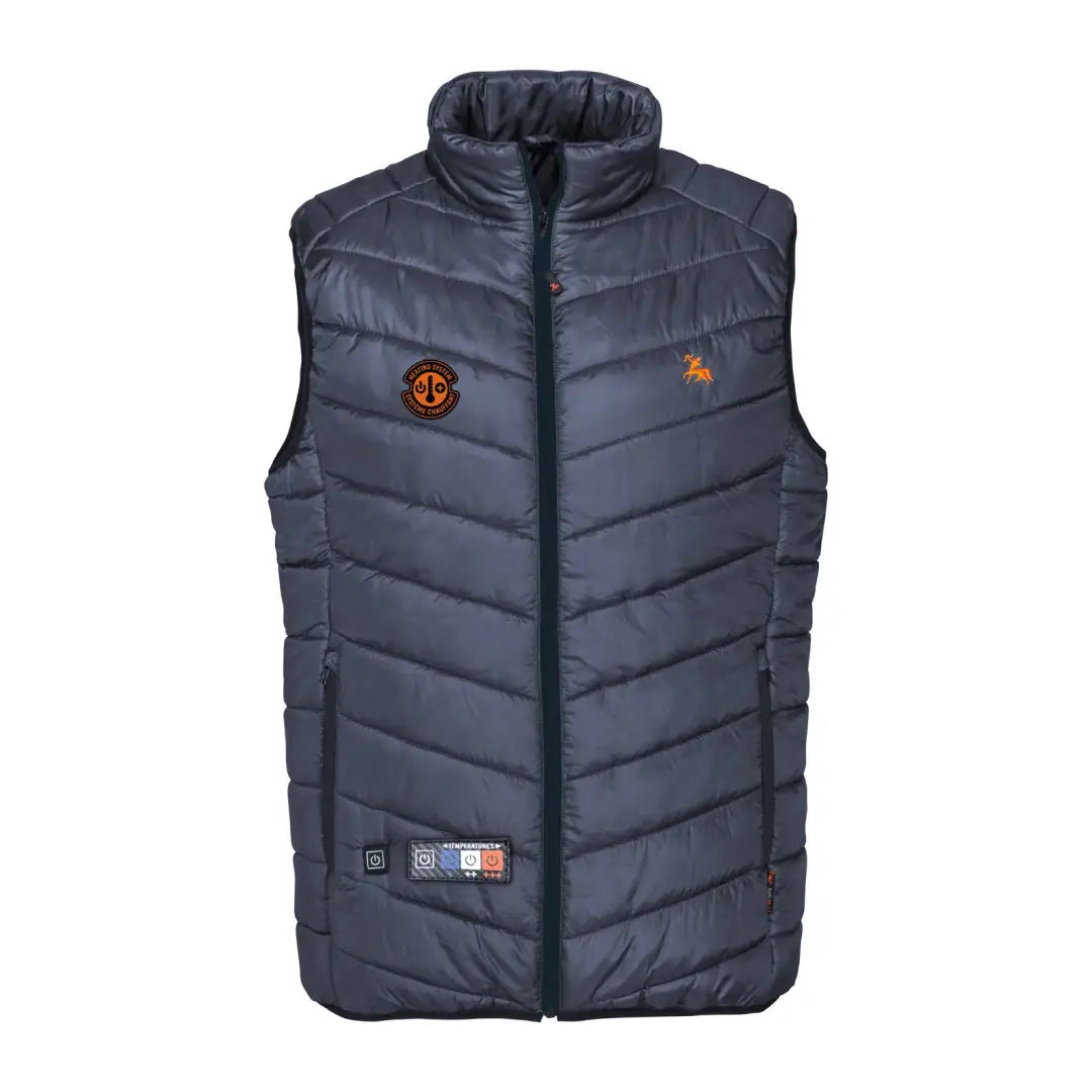 Quilted men waistcoats filled with down for winter warmth Verney Carron Heat Vest