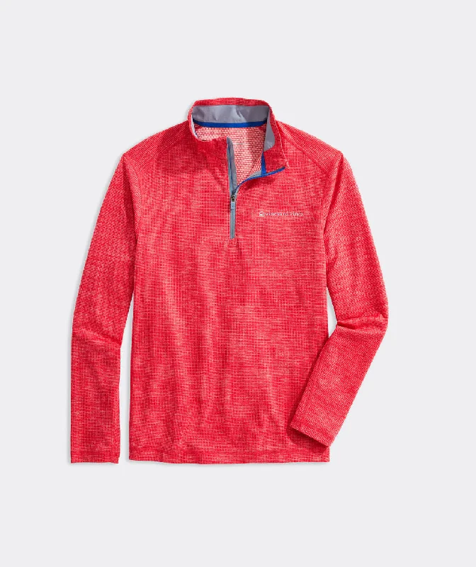 Plus Size Men's Henley - Style Pullover in Burgundy with Buttons for a Stylish and Comfortable Look Vineyard Vines Men's Sankaty Quarter-Zip - Sailors Red