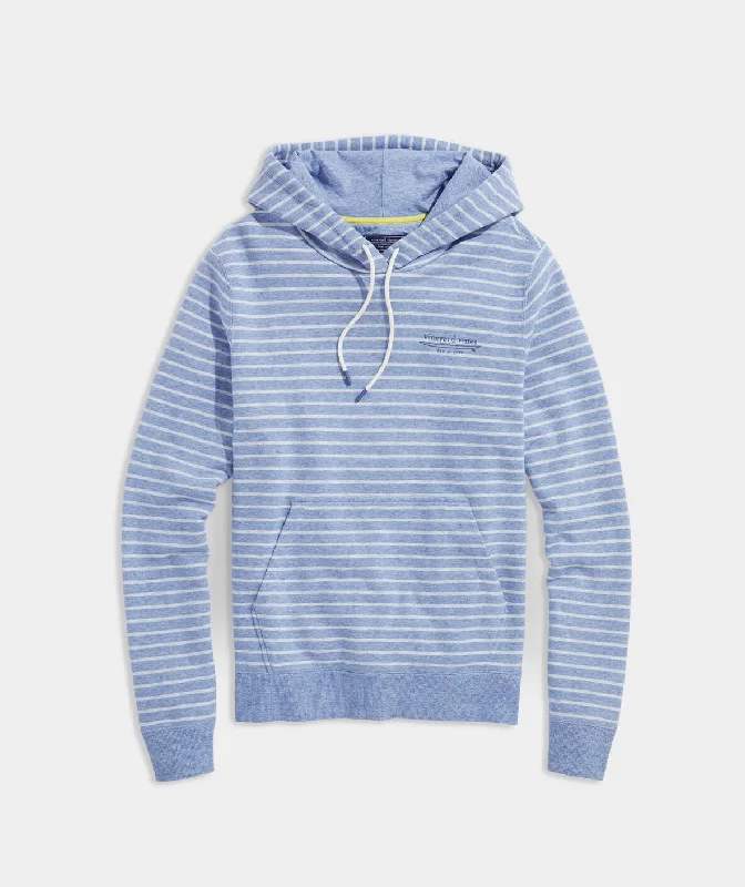 Men's Camouflage Print Pullover in Olive Green for Hunting and Camping Trips Vineyard Vines Men's Surfside Stripe Hoodie - Coastline