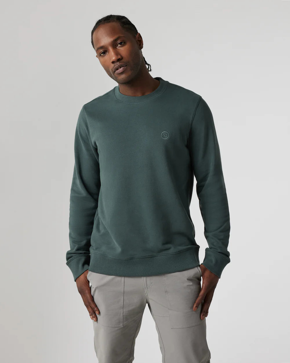 Plus - size men sweatshirt for a comfortable and stylish fit Cypress Crew Sweatshirt in Smoked Beryl