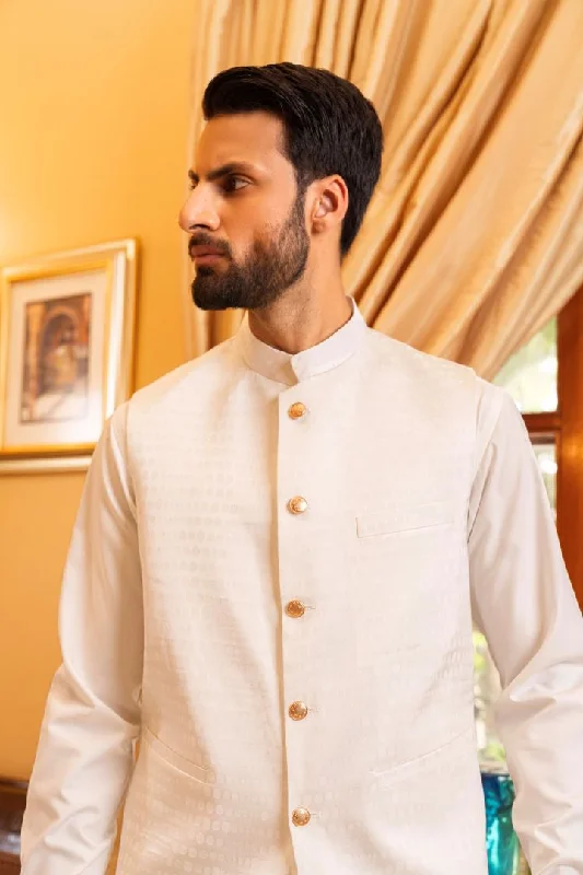 Men vest with a zip - off hood for added protection in inclement weather Lux Festive Waistcoat (W.C 0012)