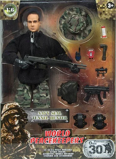 World Peacekeepers 1:6 Figure Navy Seal Tunnel Hunter