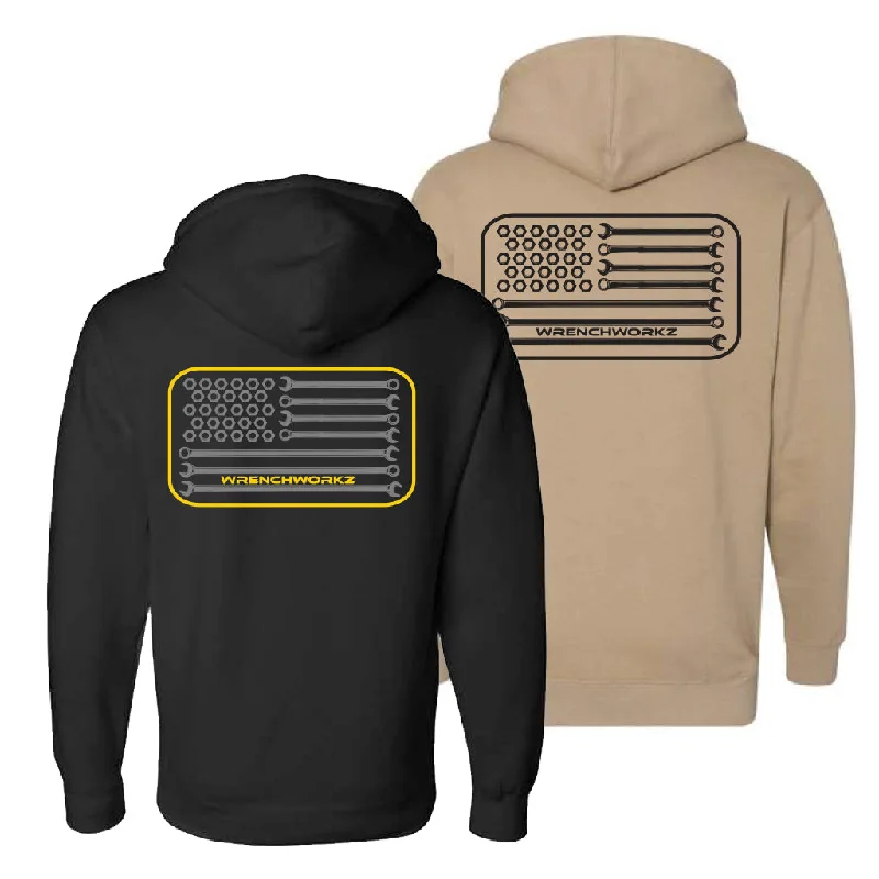 Oversized men sweatshirt for a relaxed fit Wrench Flag Sweatshirts