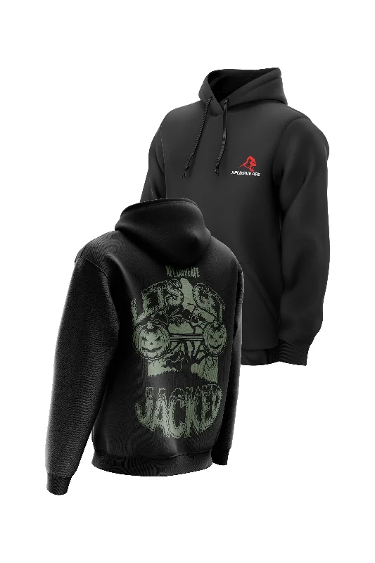 Lightweight men hoodie with mesh panels for breathability XAPE Jacked Hoodie - Black