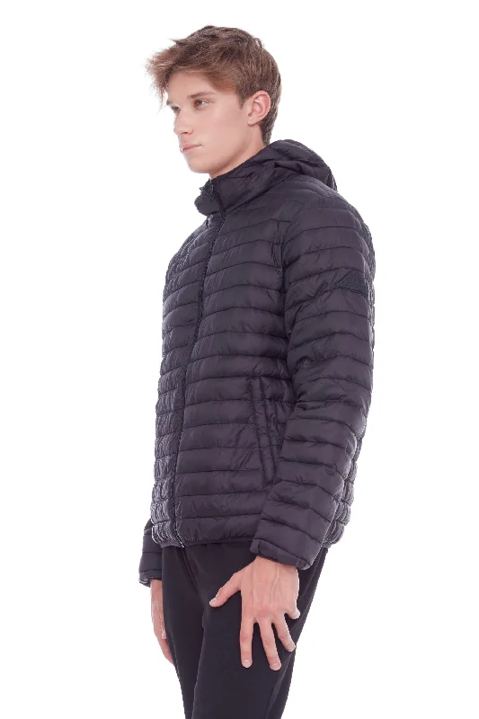 Plus - size men down jackets with a roomy fit for added comfort YOHO MEN'S | MEN'S VEGAN DOWN (RECYCLED) LIGHTWEIGHT PACKABLE PUFFER