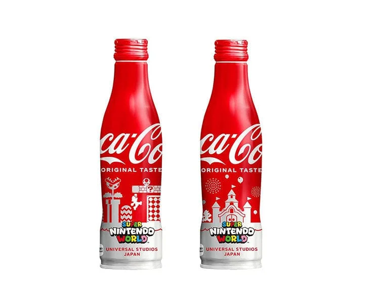 Coca Cola X Super Nintendo World Japan Slim Bottle