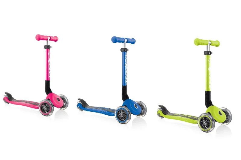 Globber Junior Foldable Scooters - 3 Wheel Scooter for Toddlers