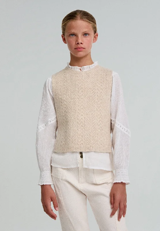 Men's Lightweight Linen - Blend Cardigan in Tan for a Laid - Back Summer Outfit COLETE DE LÃ ESPIGAS